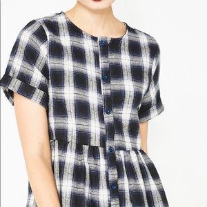 Dolls kill Plaid Baby Doll Dress
